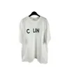 CL Home High Edition 2023 Classic Chest Letter Print Short Sleeve T-shirt eenvoudige veelzijdige korte mouw