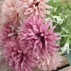 装飾的な花人工花シルクボールchrysanthemumホームフェイクリビングルームDIY VASEアレンジメントウェディングパーティーテーブルデコレーション