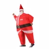 Costumes infláveis engraçados de Natal homem pão de gengibre Papai Noel Claus Elk Snowman Tree Tree Penguin Adulto Kid Halloween Party Carnival Party