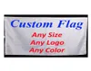Flags personnalisés Banners de 3x5ft 100polyester Imprimé pour la promotion publicitaire de haute qualité en plein air avec laiton 3665978