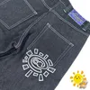 Herenbroek 24SS Topkwaliteit Doe altijd wat je moet jeans van mannen vrouwen 1: 1 Adwysd High Street Hip Hop Denim