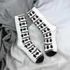 Мужские носки Retro 500 кг бомба сумасшедший сжатие Unisex Helldivers 2 Harajuku Pattern Печать смешная новинка счастливая команда носка