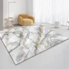 Abstract Marble Carpet para sala de estar Decoração de casa Sofá Table Grande tapetes de área anti-deslizamento Varanda da varanda FloormaMat Catinho de quarto