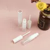 Storage Bottles 10/25pcs Wholesale Gradient White Lip Gloss Container With Wand Stoppers 4ml Lipgloss Cosmetic Concealer Eyeshadow