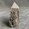 Decorative Figurines 119g Natural Sphalerite Wand Point Polished Quartz Crystal Tower Healing Obelisk