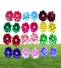 Odzież dla psów 100pllot Pet Hair Bows gumowe opaski kwiaty płatków z perłami Pielęgnacja Produkt 2288826
