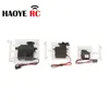 HAOYE 2 Par/Lot RC Aircraft Wing Servo Mount/Servo Protector Retainer Protective Cover för 6-9G/17G/36G/55G Servos Inga ingår