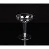 Disposable Cups Straws Cocktail Goblet Glasses Martini Tumbler Plastic Drinking Margarita Champagne Flutes Coupe Cup