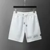 Nieuwe heren shorts zomer zwart wit printing designer bord shorts mode casual sporten los