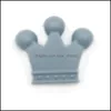 Altre perle da crown da 50 pezzi da 50 pezzi di grade alimentare Sile Baby Teething Toething Fai -da -te Chew Collace Clip Clip Aletine Delivery Delivery Delivery J Dh1ch J DH1CH