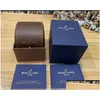 Watch Boxes Cases Designer Genuine Cowe Leather Packaging Storage Display With Logo Labor And Certificate Drop Delivery Watches Ac Dhbx9