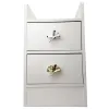 Ginkgo Leaf Shape Drawer Handle Zinc Alloy Furniture Pulls Door Cabinets Knobs Hardware For Kids Bedroom Decor