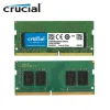 Panneaux cruciaux 4 Go 8 Go 16 Go DDR4 Mémoire de RAM 2133 2400 2666MHz PC419200 21300 25600 SODIMM RAM 1.2V 260pin pour la mémoire ordinateur portable Mémoire de carnet