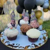 Personnalize Face Cake Topper Crown Cupcake Toppers Birthday Photo Custom Photo Cut Out Clear Treck Picks Fun Face Cutout Dessert