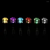 Decorazione per feste Eriberi a LED Glowing Crystal inossidabile Abbaccio inossidabile Light Up Stullo Christmas Luminous Neon Bar RAVE Wedding Jewelry Gift 1pc