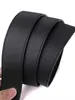 Ceinture pour hommes designer adaptée à la courroie sans tête sans tête à carreaux classiques à carreaux masculine et en cuir pour femmes ceinture de remplacement polyvalent pur vache de vache 4,0 cm