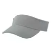 Visors Ball Caps Visores de sol em branco ajustáveis para homens homens neon amarelo esportes tênis sol viseira tampa empoeirada rosa branco preto 240412