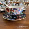 Płytki dekoracyjne Chińskie wysokiej klasy kości China Stoły Suit Stitna Kupiec w misce domowej Pełny zestaw lekkich luksusowych prezentów