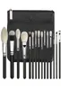 ZOEVA New Luxe Complete Set 15 pieces Brushes For face Eyes Clutch NIB 2010073474874