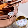 PANES 1PC Cozinha de aço inoxidável Fritar Deep Pote Tempura Frita de Fryer Controle de temperatura Ferramentas de cozimento de frango frito