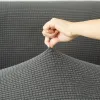 Thickened Full Cover Sofa Jacquard Sofa Covers Elastic Corner Solid CoucCover L Shaped Sofa Slipcover Protector 1/2/3/4Seater