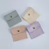 20PCS 8X8CM Square Snap Jewelry Pouches Packaging Mini Microfiber Soft Velvet Gift Bag Ring Necklace Bag Custom Logo