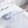 Porte-brosse de toilette debout ensemble avec des accessoires de salle de bain à longue poignée Nettoyeurs de cuve de cuve sans outil de nettoyage d'angle mort pour salle de bain