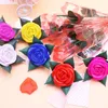 Dekorative Blumen 6 PCs Romantische Kerzen farbenfrohe leuchtende Rose LED Leuchten Valentinstag Geschenke