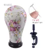 Wig Stand 2122Quot23Quot24Quot Pinkblue Canvas Block Head Training Mannequin Manikin Wig Head Stand 2211034898036