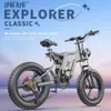 Cyklar Ride-ons ZPW X20 Electric Bicycle 2000W 48V35AH Hydraulisk oljebroms E Bike 20inch 4.0 Off-road däck Electric Bike Adult Mountain Ebikes L47