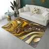 Couleur 3D Couleur splendide tapis de tapis en marbre nordique pour la maison DÉCOR DE POIE DE SOCA