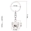 Anneaux clés Butfly Keychain Crystal Alloy Vintage DIY SAG TÉLÉPHON