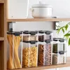 Storage Bottles 460-1500ml Food Container Transparent Kitchen Sealed Tank Large Moisture-Proof Dried Fruit Tea Noodle Organizers