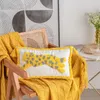 Pillow Pink Yellow Cheetah Tufted Cover 30x50cm Boho Handmade Embroidery Decorativos Home Decor For Sofa