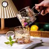 Wine Glasses Light Luxury Style Ins Mug Heat-resistant Glass Coffee Cup With Big Ears Water Simple Retro High Value