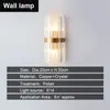 Wandlampen Nordic Crystal Kupfer LED LED HUNTH MODERN ART HOME Dekor E14 Glühbirne warmes weißes Wohnzimmer im Innenzimmer TV Schlafzimmer Foyer Leuchte