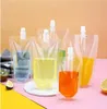 100 ml500ml Stand Up Plastic Drink Packaging Sac Spout Pouche pour boisson JUICE MILIE DE MAIS