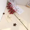 Dekorativa blommor Simulerade Phalaenopsis Orchid Single Branch 9-Head Touch 3D Flower Wedding Home Decoration Artificial