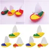 Bath Toys 3sts Boat Toy Plastic Sailboats Bathtub Segling For Kids Mticolor SmallMiddLelarge Size H10158461275 Drop Delivery Baby MA DHFJC