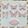 Different Artistic Butterfly Shaped Clay Molds Cutting Molds For Earring DIY Handmade Jewelry Ornaments With High Precision