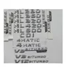 Chrome Trunk Letters Badge Emblem Emblems ML55 ML63 AMG ML300 ML320 ML350 ML400 ML500 4MATIC CDI W166 W16424974741149221