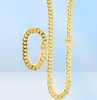 Fashion Hip Hop Men Necklace Chain Gold Filled Curb Cuban Long Necklace Link Men Choker Male Female Collier Jewelry 61cm 71cm7587410