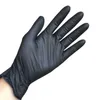 100 PCS Guantes de nitrilo negro desechable para trabajos de limpieza para el hogar Herramientas de seguridad Guantes de jardinería Herramientas de cocina de cocina Tatto