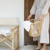 Borse per lavanderia Wicker Basket El Homestay Nordic Ins Cesti di stoccaggio di vento Rattan Cesti