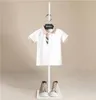 039s shirts New Summer Baby boy Shirts Blank Top Tees Short Sleeve White Black Cotton T Shirt For Kids Girl Clothing2093352527