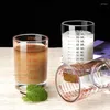 Bicchiere da vino S Misurazione in vetro tazza 3 oncia/90 ml liquido pesante espresso e espresso Piccolo brocca per caffè per latte
