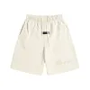 ESS Fashion Design Shorts Men's Sports Loose Fit Cotton Plush Shorts