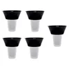 5 Sets Drink Cup Versatile Convenient Milk Tea Hot Pot Shape Snacks Holder Plastic Holding Trays Sour Powder Soda Water
