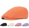 2019 Högkvalitativ vuxen nödställd nyhetsboy Ivy Face Cap för män Kvinnor Bomull Linne Berets Retro Retro Outdoor Travel Sunhat1153452