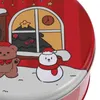 Opslagflessen Kerstthema Geschenkkase Lege Tinplate Box Holiday Cookie Candy